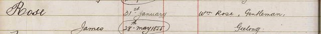 Enrolment Register Detail, 1871.